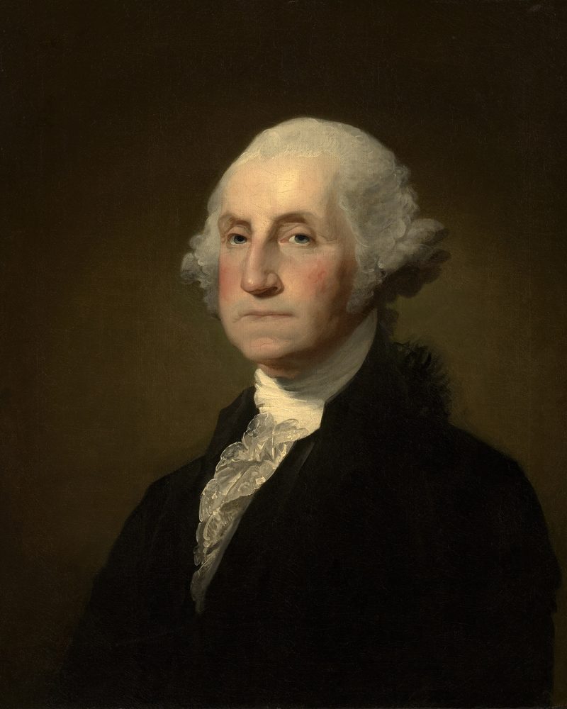 Retrato pintado de George Washington