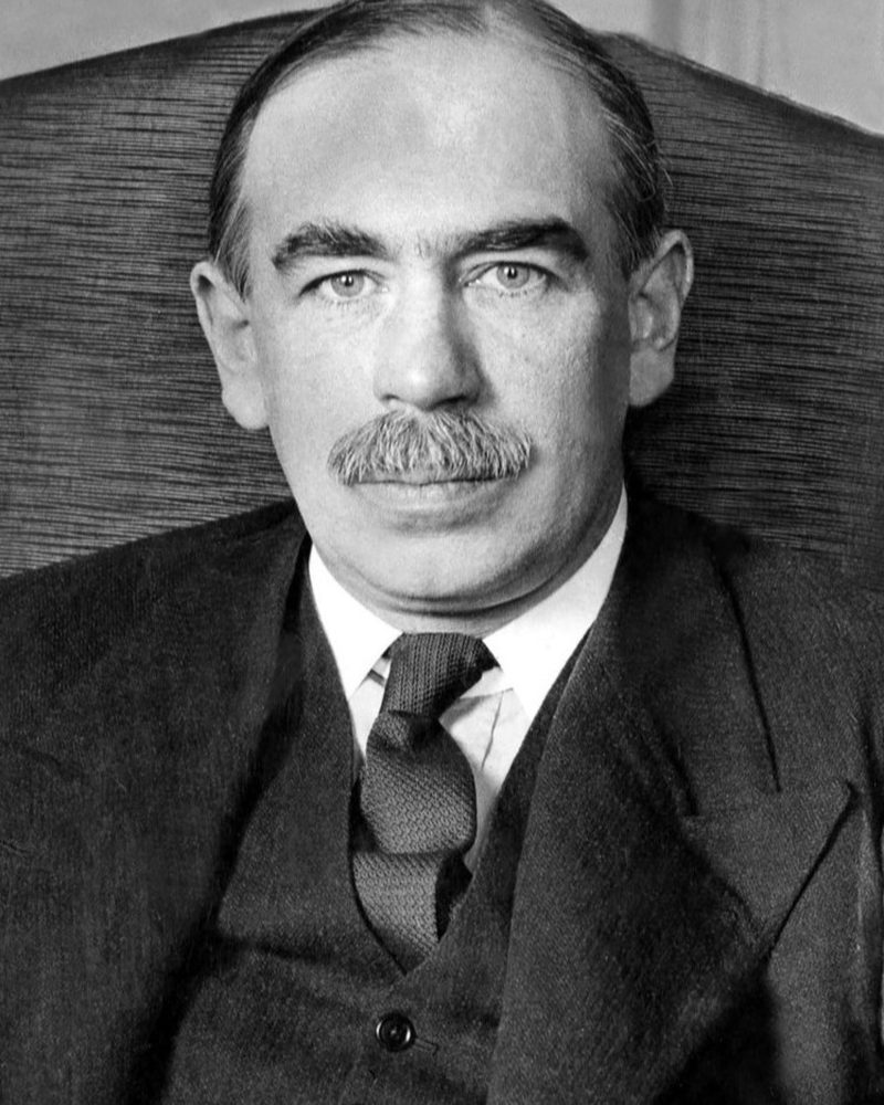 Retrato fotográfico de John Maynard Keynes