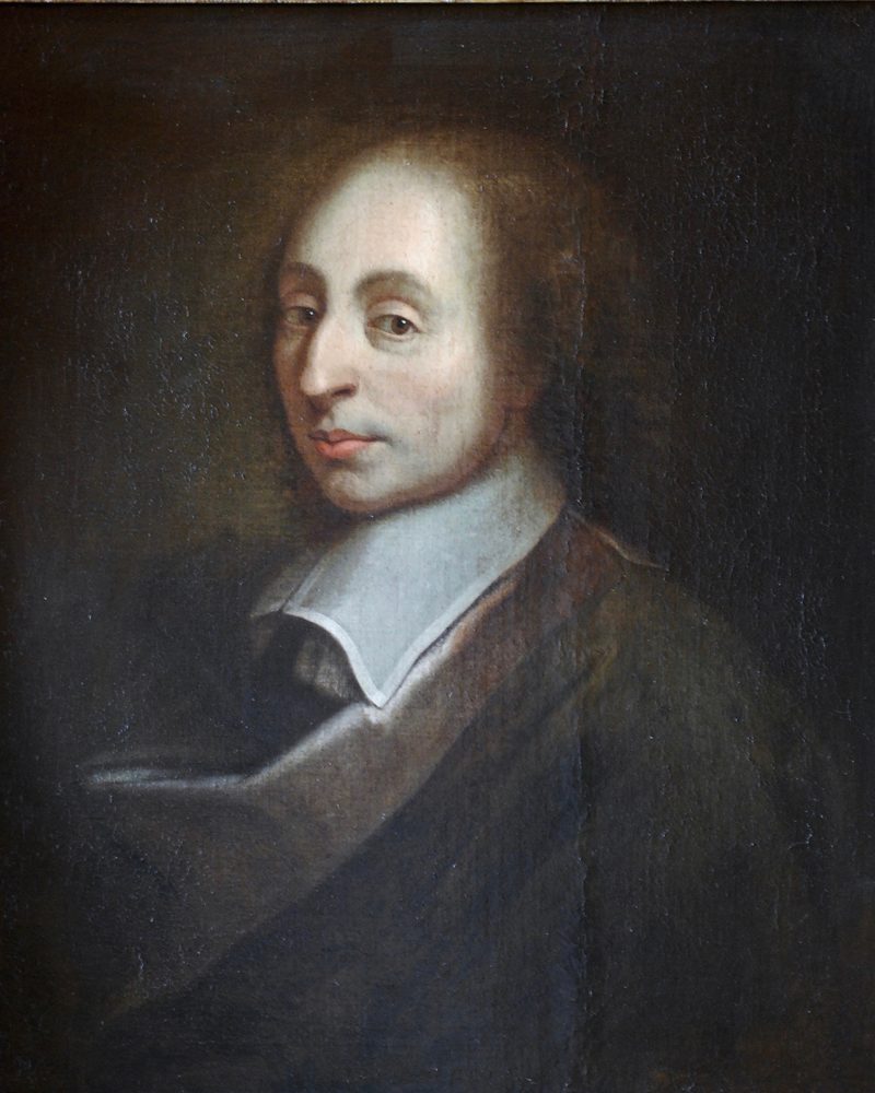Retrato pintado de Blaise Pascal