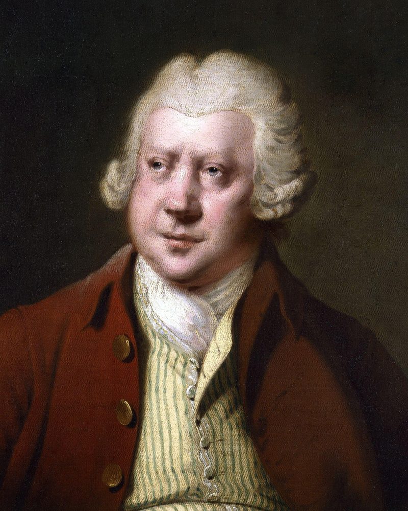 Retrato pintado de Richard Arkwright