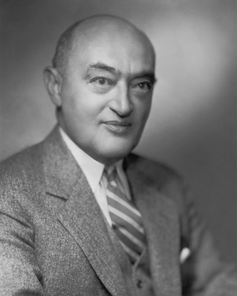 Retrato fotográfico de Joseph Schumpeter
