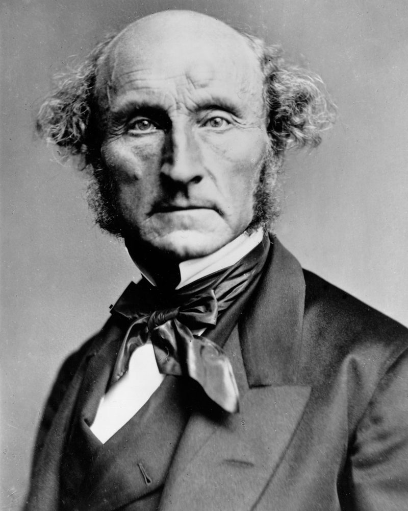 Retrato pintado de John Stuart Mill