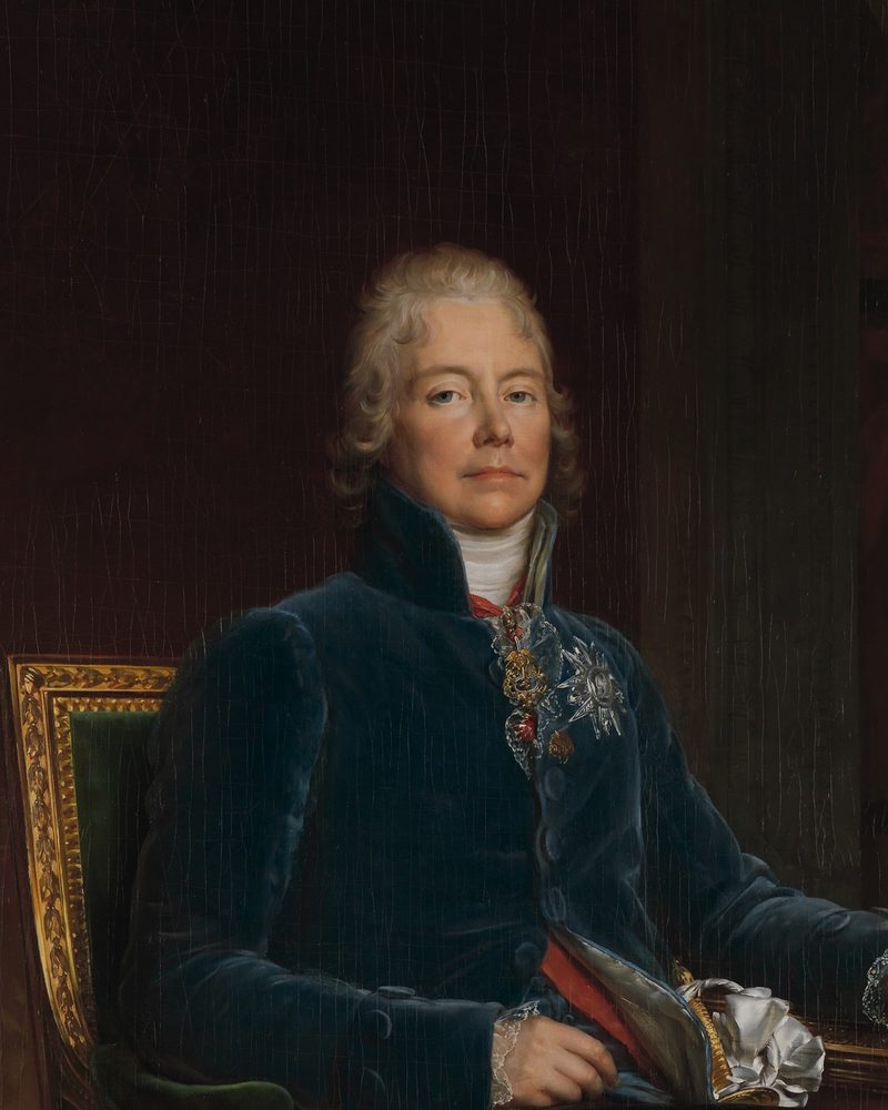 Retrato pintado de Talleyrand